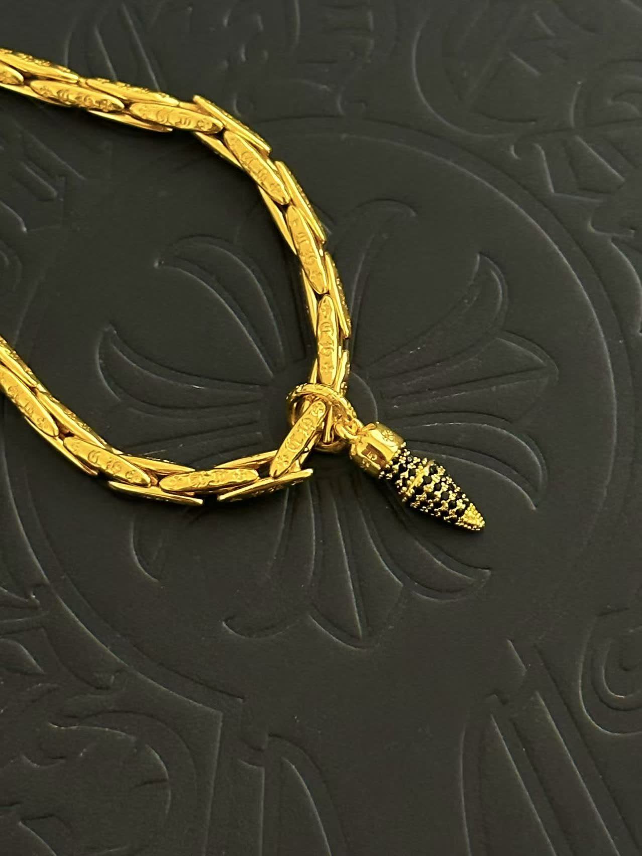 Chrome Hearts Bling Cone Charm Bracelet